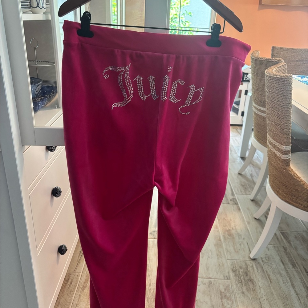 Juicy Couture Pink Velour Track Suit 1x-2x